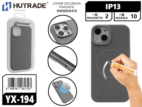 YX-194 COVER COLORATA MAGSAFE IP13 GRAY