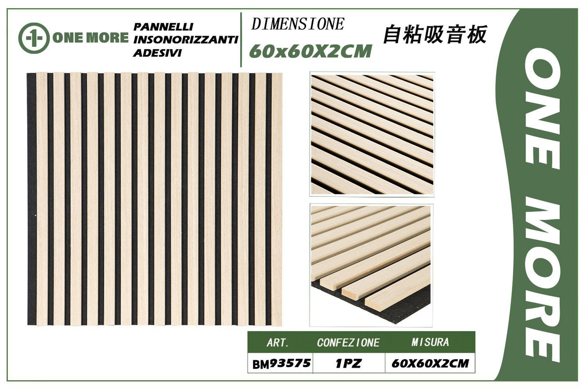 Doghe decorative mdf adesivo 60x60