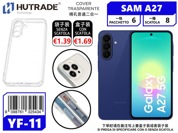 COVER TRASPARENTE SAM A27 – YF11 666051