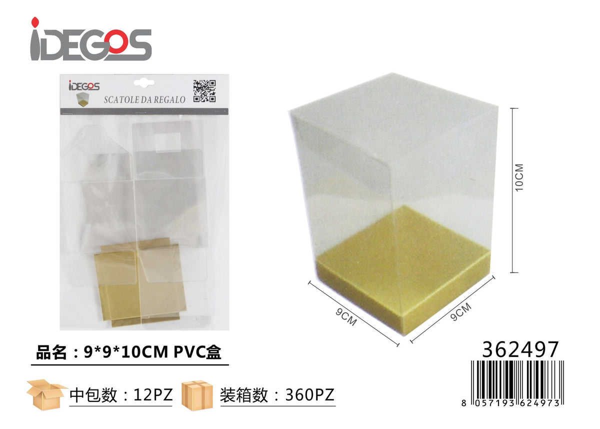 Scatola regalo in carta e PVC