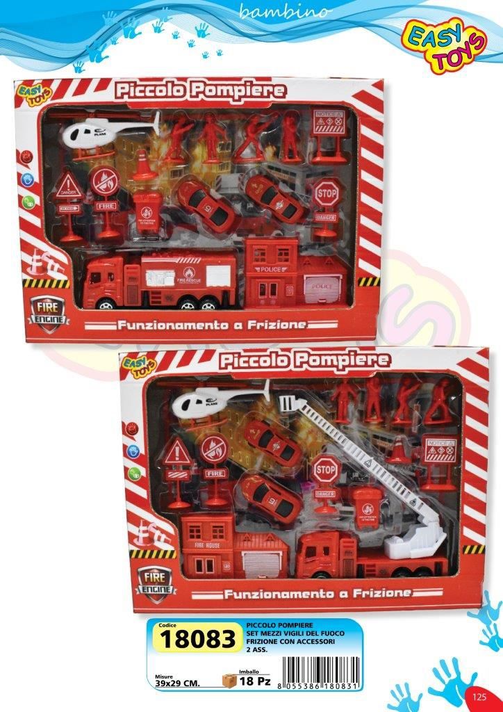 Set mestiere giocattolo – SET PICCOLO POMPIERE EA18083