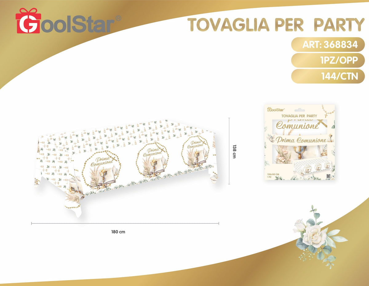 Tovaglia 130 x 180 cm prima comunione