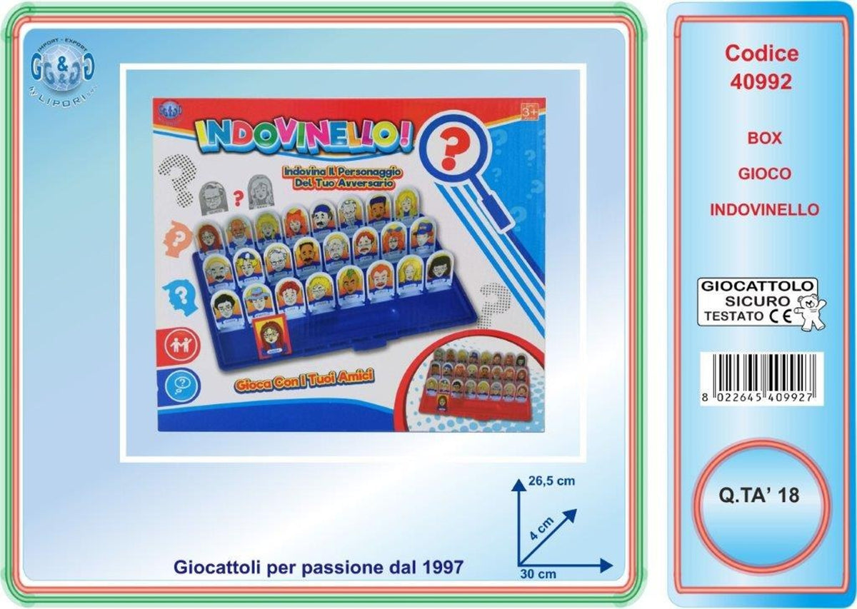 Gioco di società – GIOCO INDOVINELLO LIP40992