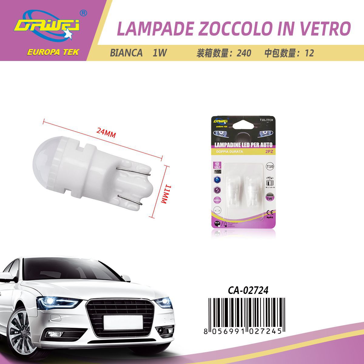 Lampadina per auto