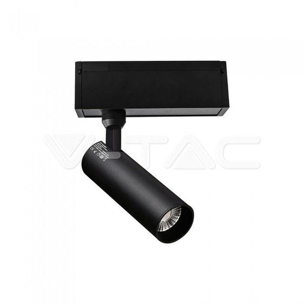 Faretto LED per binario magnetico 15 W 24 V 3000 K nero