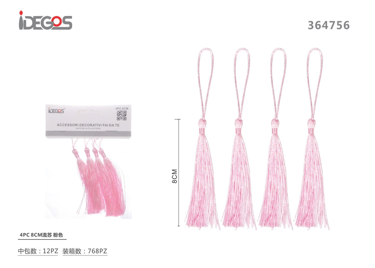 Set di 4 nappine decorative, 8 cm