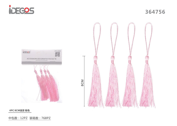 Set di 4 nappine decorative, 8 cm