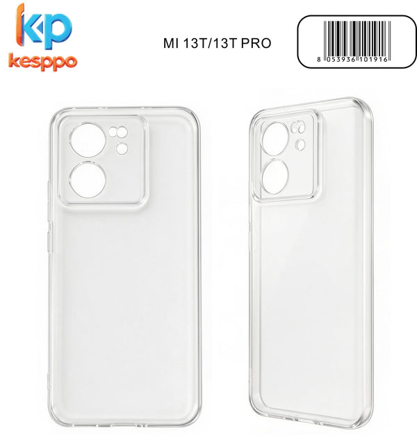 Custodia per Xiaomi 13T / 13T Pro – trasparente, in silicone, con aperture sagomate
