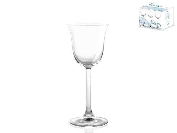 PENGO 6 CALICE VETRO KANDY VINO 15CL