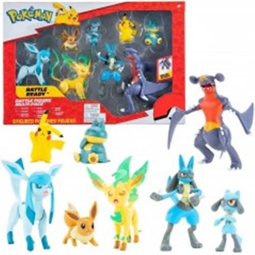 Personaggio o figura giocattolo – POKEMON BATTLE 8 FIGURE PKW2633