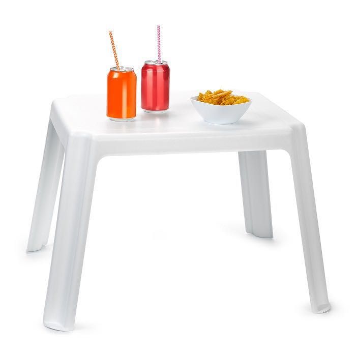 TAVOLO BIANCO 54.5X66X43CM