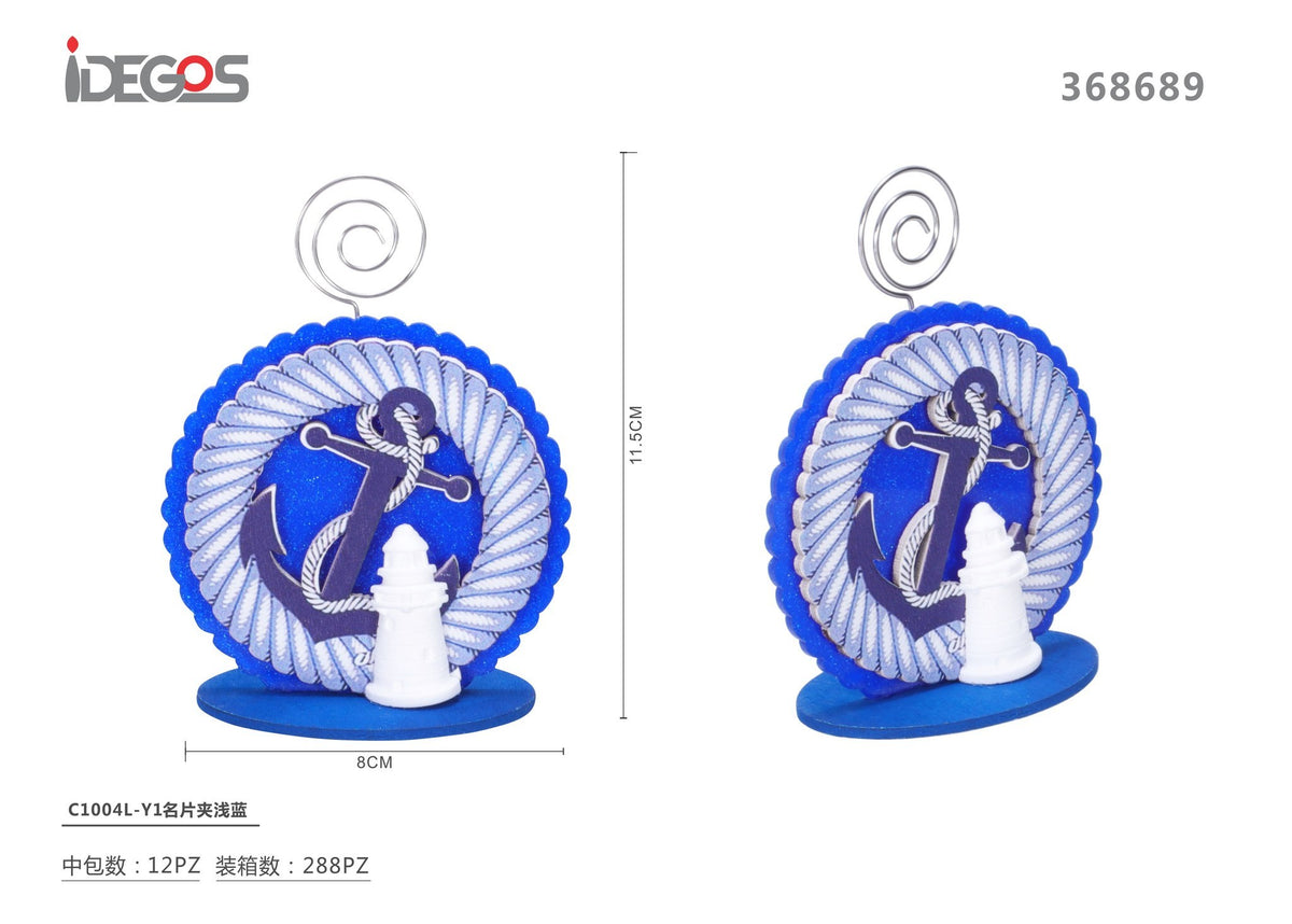Segnaposto marino C1024-Y2, blu scuro