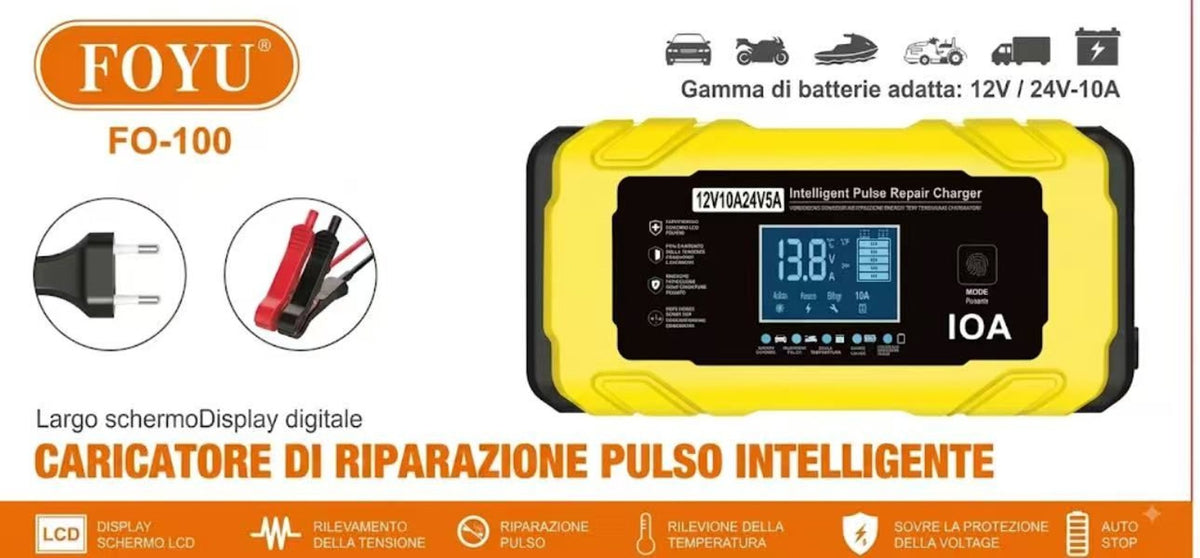 Caricatore per batteria auto