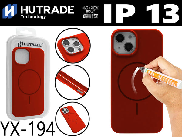 YX-194 COVER COLORATA MAGSAFE IP13 ROSSO
