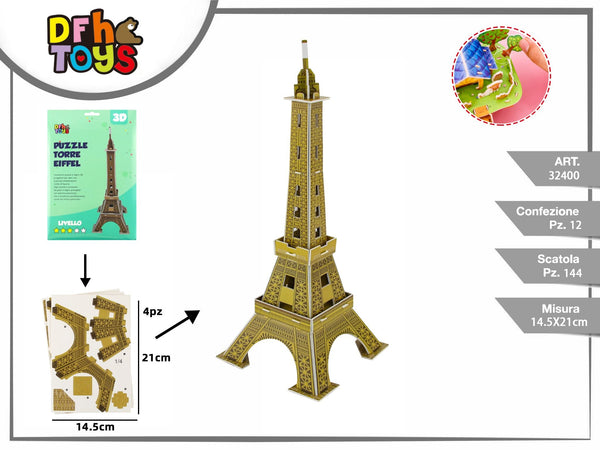 Puzzle tridimensionale della Torre Eiffel