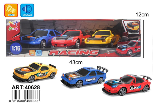 Veicolo giocattolo – SET 3 AUTO MUSICALI AP40628