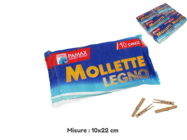 PAMAX MOLLETTE LEGNO 10PZ