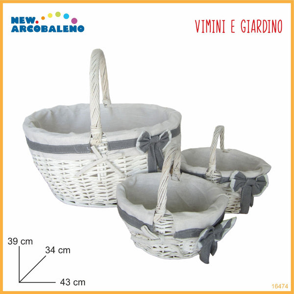 ARCOBALENO CESTO VIMINI S/3