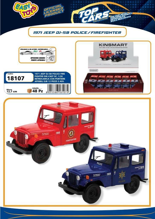 Veicolo giocattolo – JEEP DJ MACCHINA EA18107