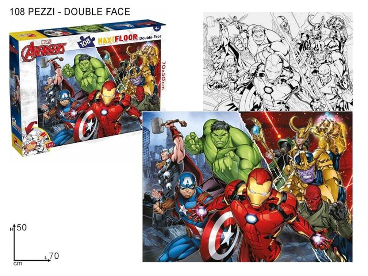 Puzzle o rompicapo – PUZZLE MARVEL MAXI FLOOR 99771