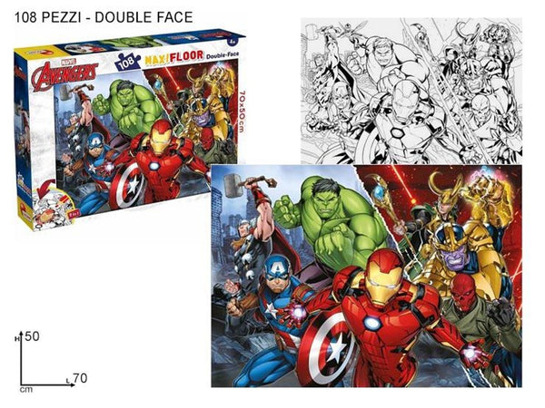 Puzzle o rompicapo – PUZZLE MARVEL MAXI FLOOR 99771