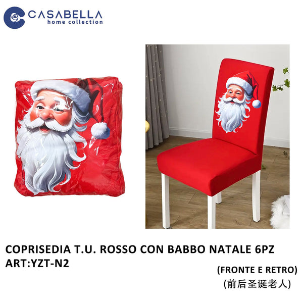 Coprisedia T.u. con Babbo Natale 6PZ