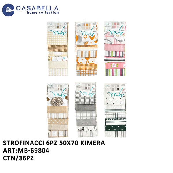 Strofinacci 6PZ 50X70 Kimera
