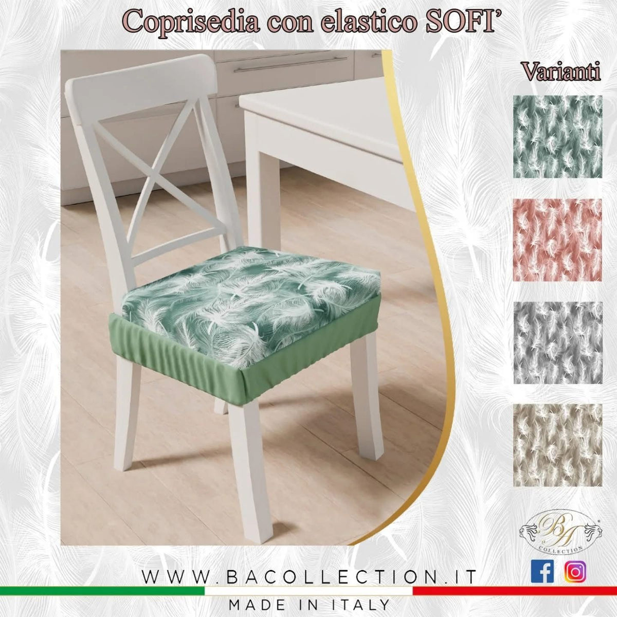 Coprisedia con Elastico 2PZ