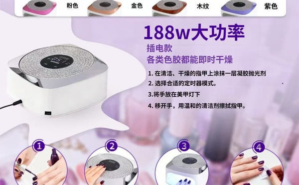 Lampada per unghie – 188 W