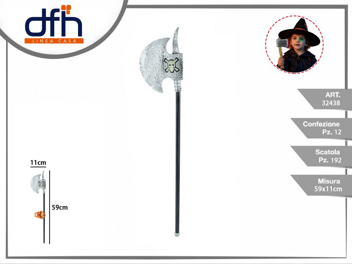 Ascia finta per Halloween, 59 × 11 cm