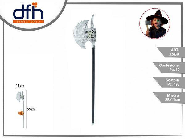 Ascia finta per Halloween, 59 × 11 cm