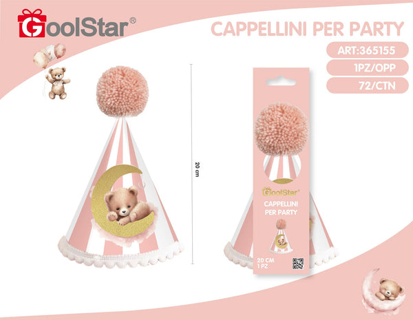 Cappellino di carta per party