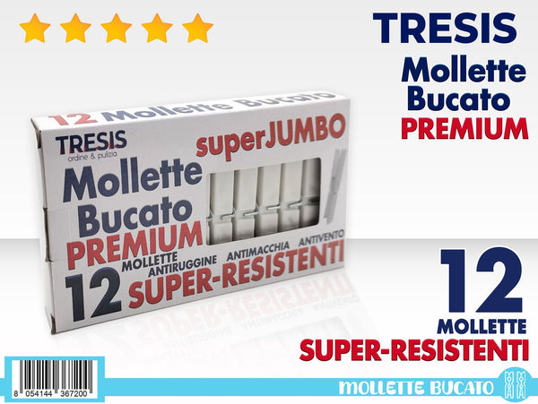 PAMAX MOLLETTE PLASTICA 12PZ BIANCO