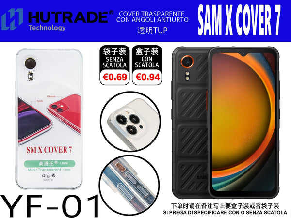 COVER TRASPARENTE SAM X COVER 7 – YF01 011890