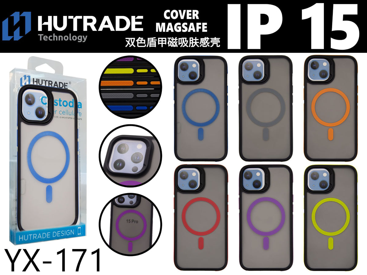 COVER OPACA CON MAGSAFE COLORATA IP15 – YX171 146008