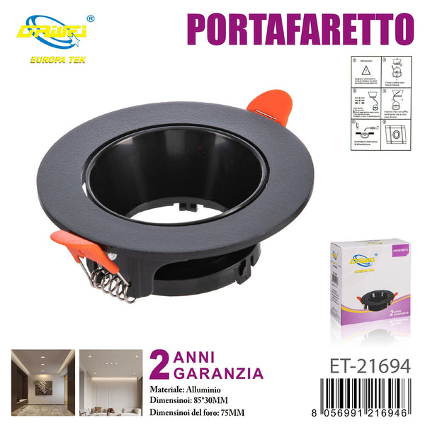 Supporto per faretto