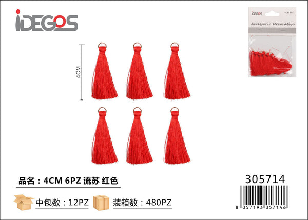 Set di 6 nappine decorative, 4 cm