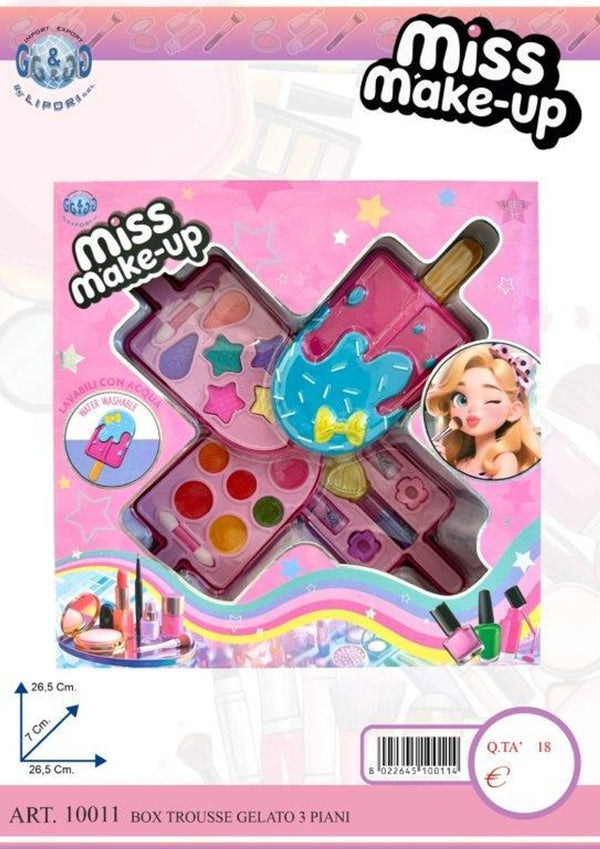 Prodotto per il trucco – BOX TROUSSE GELATO 3 PIANI LIP10011