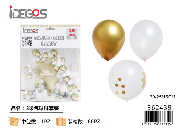 Striscia di decorazione a palloncino 3m