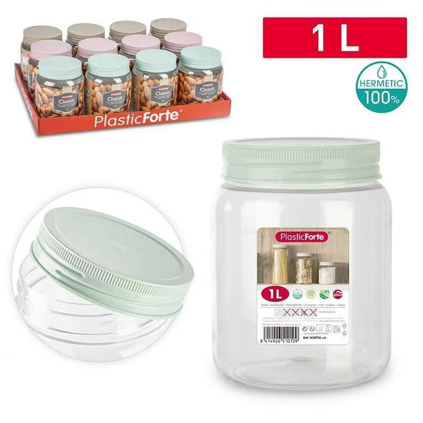 BARATTOLO CLASSIC 1L SURT VRM PLASTICA 11X11X14.3CM