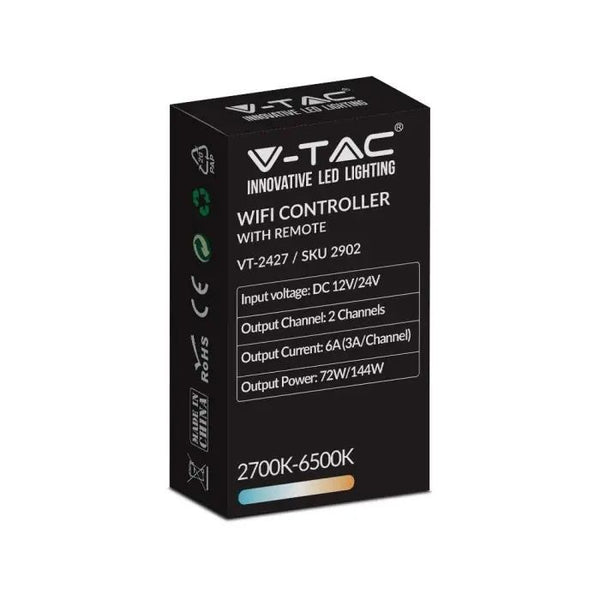 Controller Wi-Fi CCT V-TAC con telecomando