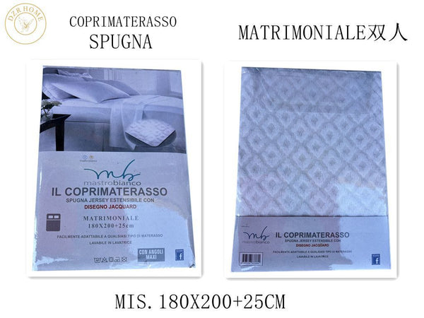 COPRIMATERASSO SPUGNA MASTRO BIANCO