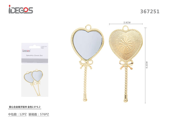 Accessorio decorativo Specchio a cuore