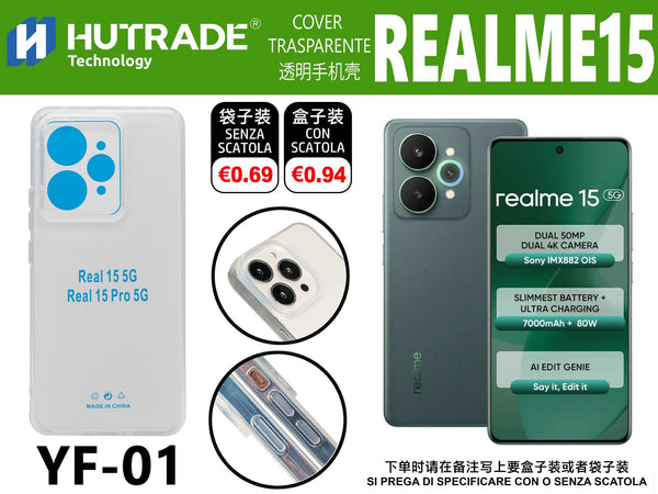 COVER TRASPARENTE REALME 15 – YF01 011994