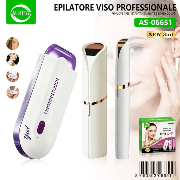 Rasoio per depilazione 3 in 1