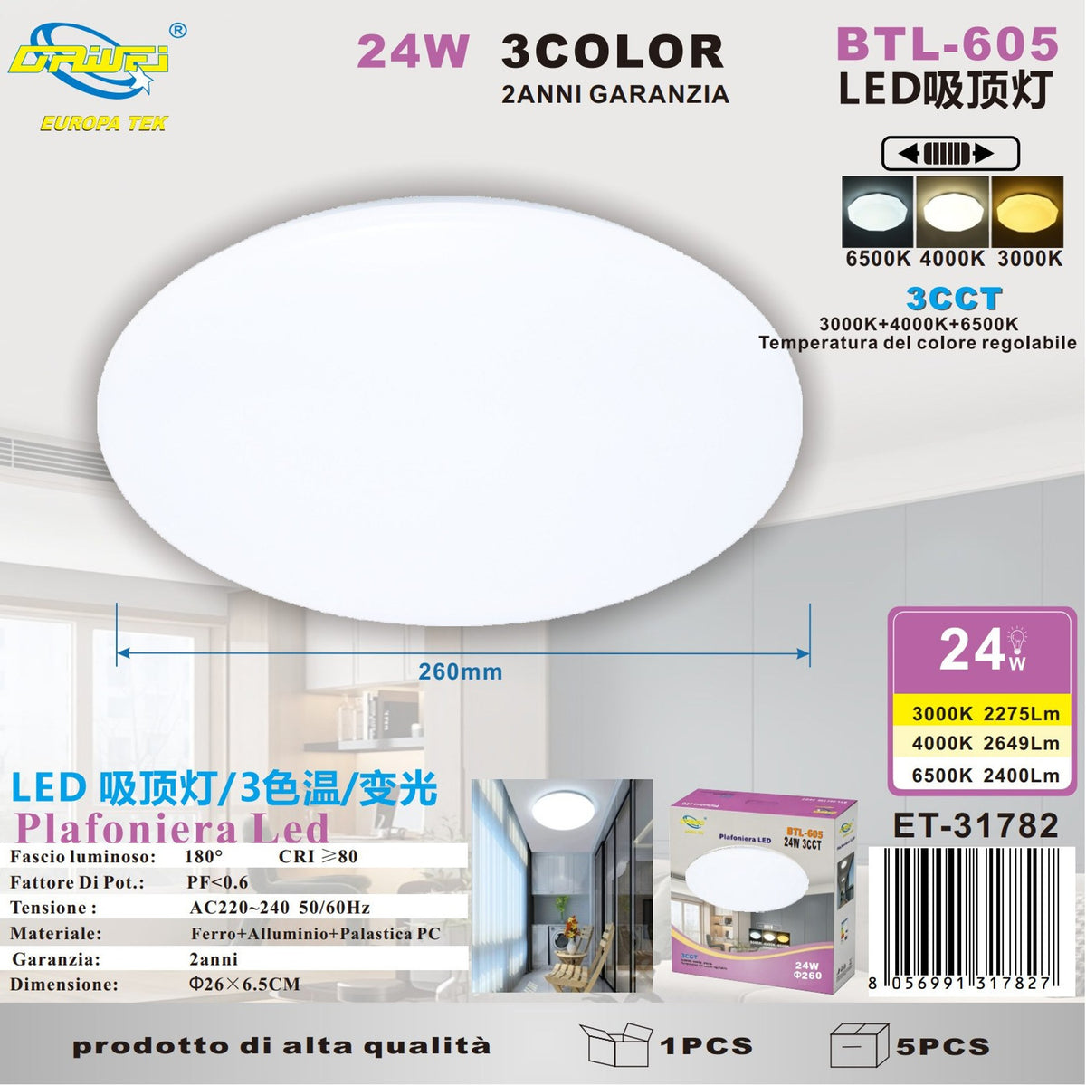 Plafoniera — BTL-605