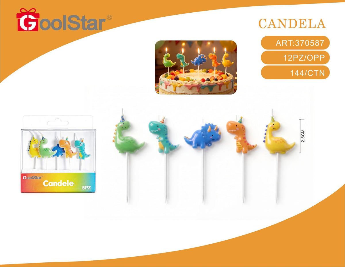 Candele dinosauro