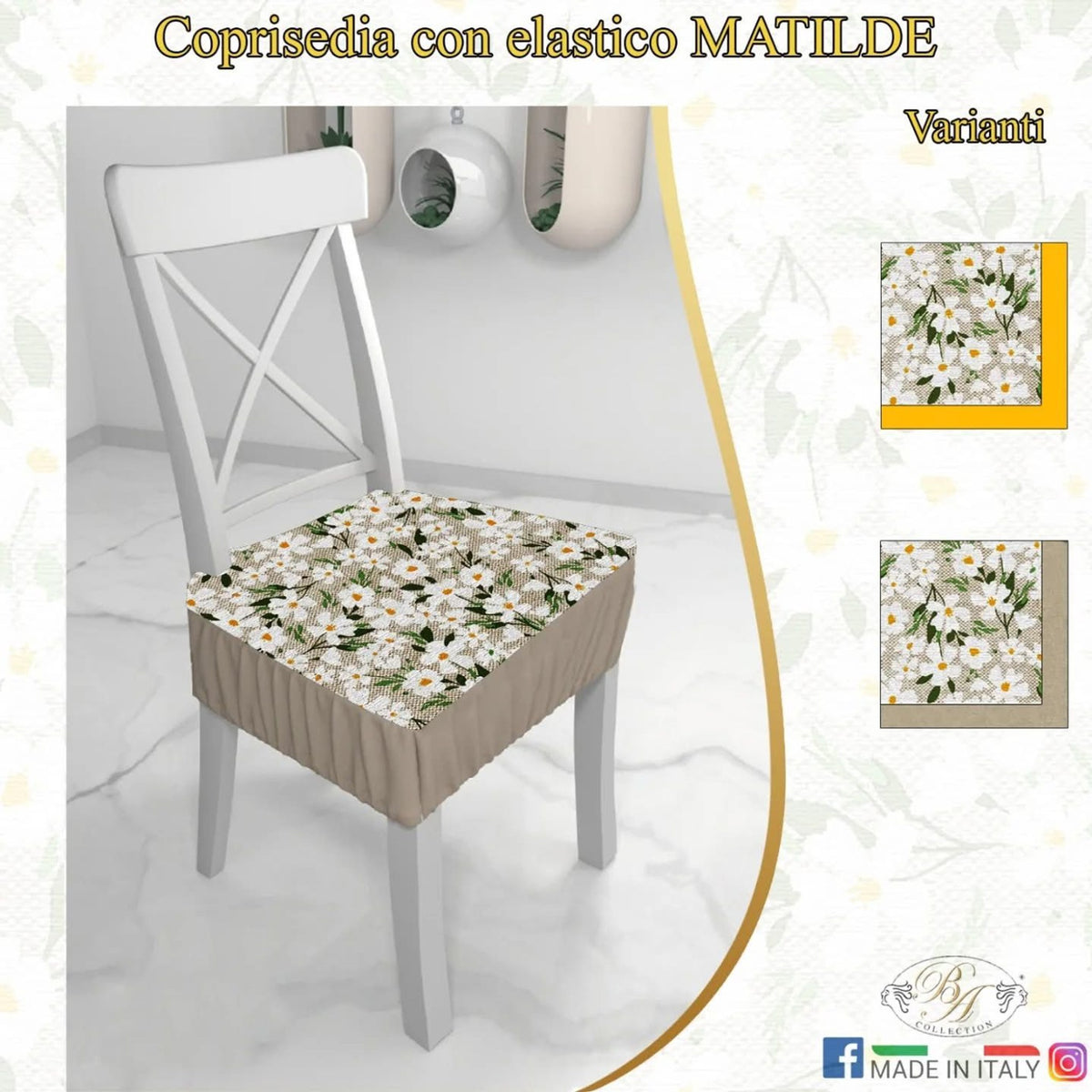 Coprisedia con Elastico 2PZ