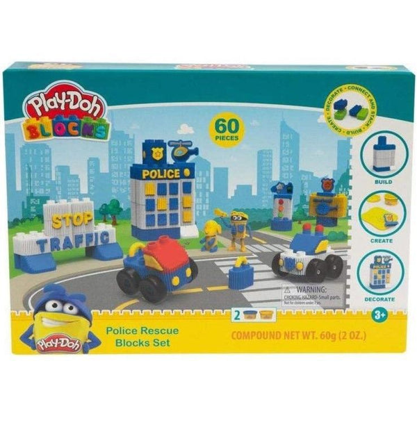 Kit creativo per bambini – PLAYDOH BLOCKS STAZIONE DI POLIZIA PLD00000