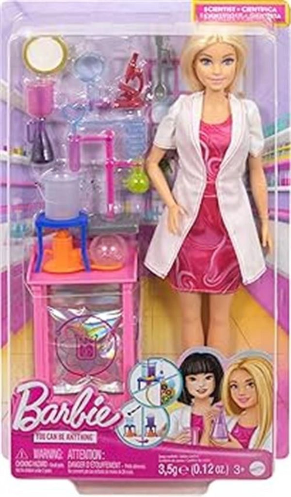 Bambola Barbie scienziata con accessori JCR70